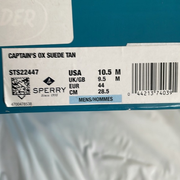 Sperry Captain’s Oxford Suede Tan - Picture 8 of 8